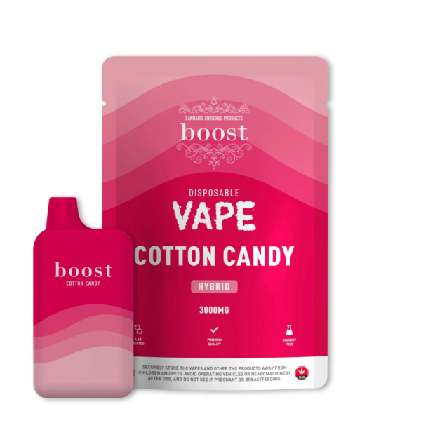 Cotton Candy Distillate Vape Pen 3 g by Boost