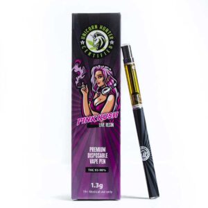 Pink Kush Live Resin Vape Pen by Unicorn Hunter Certified