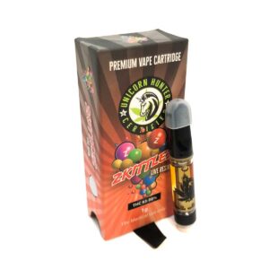 Zkittlez Live Resin Vape Cartridge by Unicorn Hunter Certified