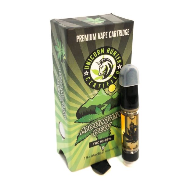 mountain dew distillate vape cartridge unicorn hunter certified 1