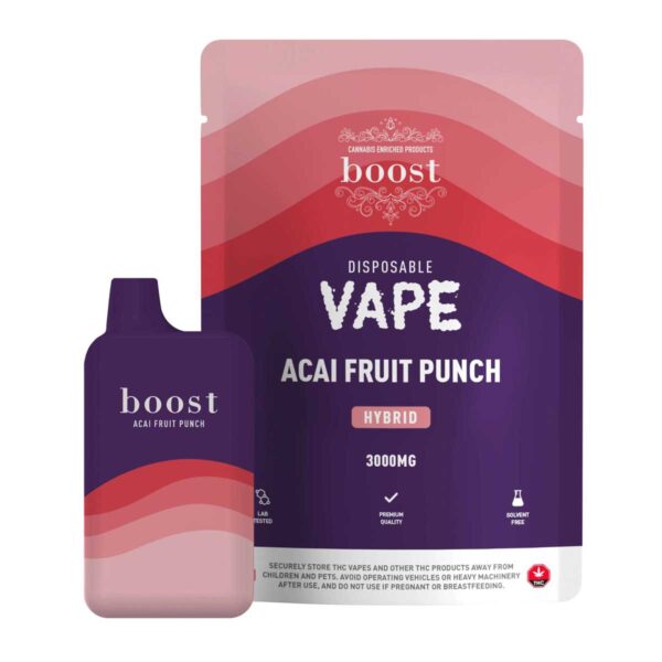 Acai Fruit Punch Distillate Vape Pen by Boost