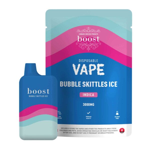 Bubble Skittles Ice Distillate Vape Pen 3 g by Boost