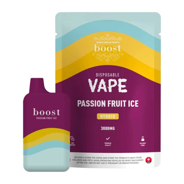 Passion Fruit Ice Distillate Vape Pen 3 g by Boost