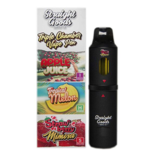Apple Juice + Tropical Melon + Strawberry Mimosa Distillate Vape Pen (9 g) by Straight Goods Supply Co.