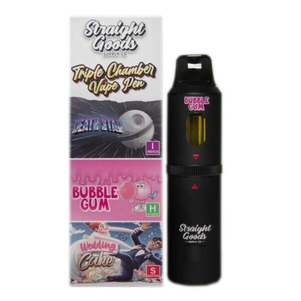 Death Star + Bubble Gum + Wedding Cake Distillate Vape Pen (9 g) by Straight Goods Supply Co.