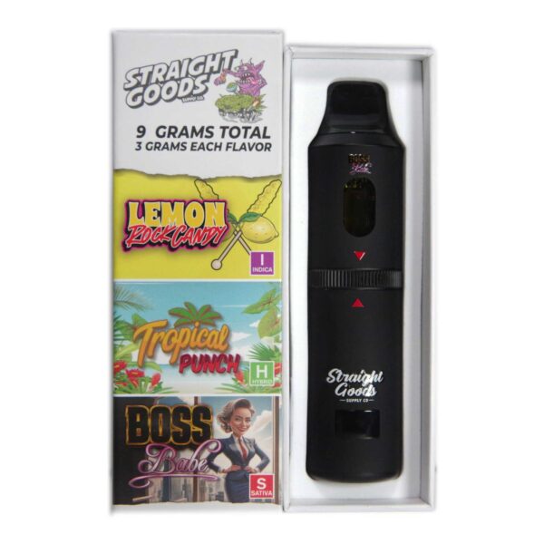 Lemon Rock Candy + Tropical Punch + Boss Babe Distillate Vape Pen