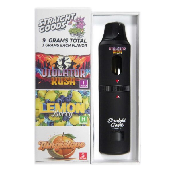 Violator Kush + Lemon Berry + Tangielope Distillate Vape Pen (9 g)