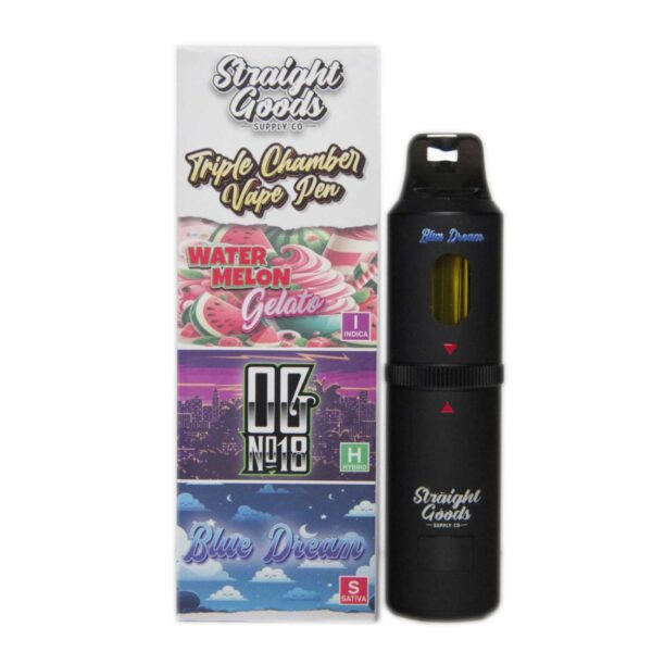 Watermelon Gelato + OG #18 + Blue Dream Distillate Vape Pen (9 g)