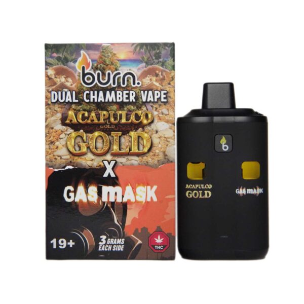 Acapulco Gold x Gas Mask Dual Chamber Distillate Vape Pen