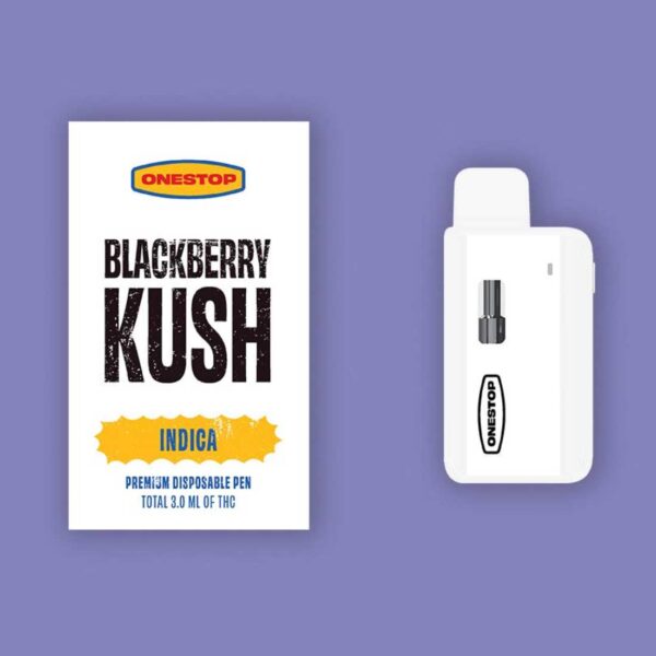 Blackberry Kush Distillate Vape Pen (3 g) by OneStop