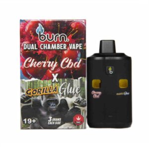 Cherry CBD + Gorilla Glue #4 Distillate Vape Pen by Burn