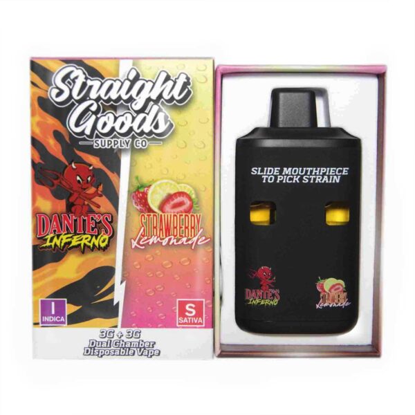 Dante’s Inferno + Strawberry Lemonade Distillate Vape Pen by Straight Goods Supply Co.