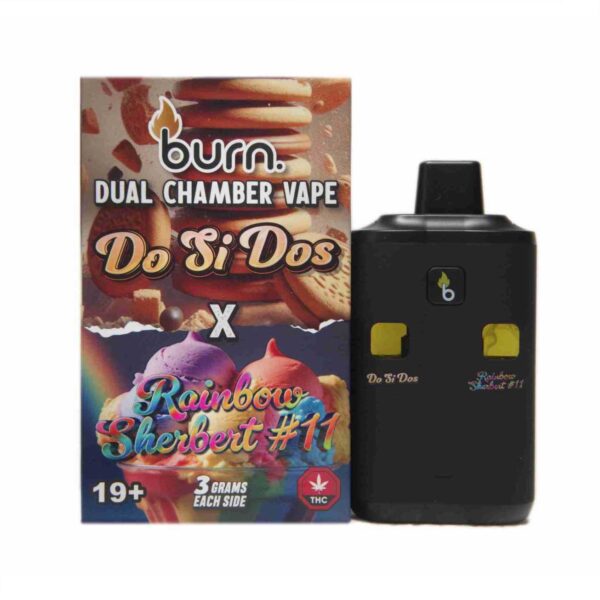 Do Si Dos + Rainbow Sherbet #11 Distillate Vape Pen by Burn