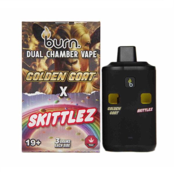 Golden Goat + Zkittlez Distillate Vape Pen by Burn