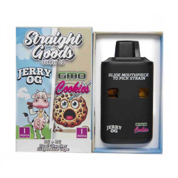 Jerry OG + GMO Cookies Distillate Vape Pen by Straight Goods Supply Co.