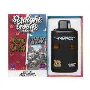 King Louis XIII + Cement Shoes Distillate Vape Pen by Straight Goods Supply Co.
