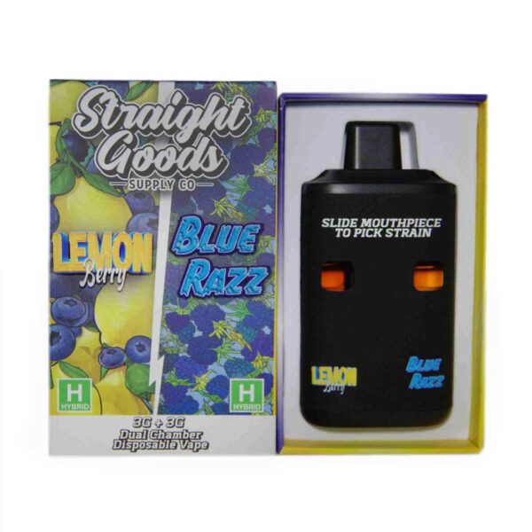 Lemon Berry + Blue Razz Distillate Vape Pen by Straight Goods Supply Co.