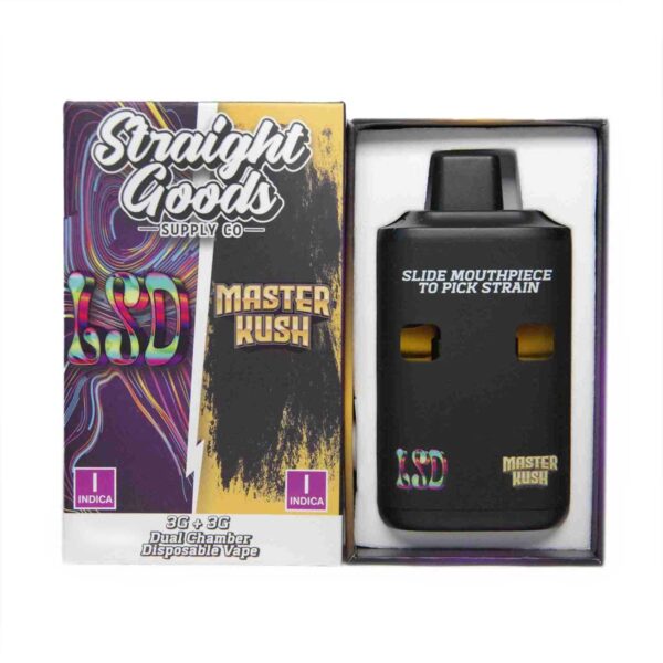 LSD + Master Kush Distillate Vape Pen by Straight Goods Supply Co.