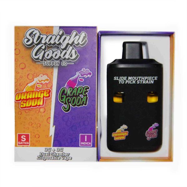 Orange Soda + Grape Soda Distillate Vape Pen by Straight Goods Supply Co.