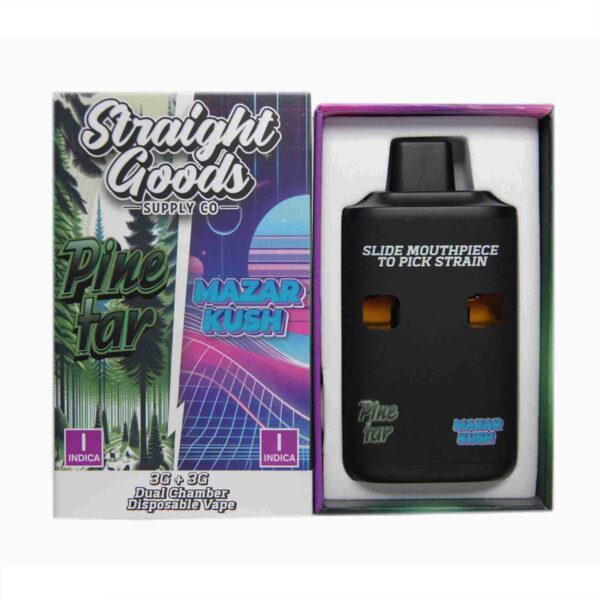 Pine Tar + Mazar Kush Distillate Vape Pen by Straight Goods Supply Co.