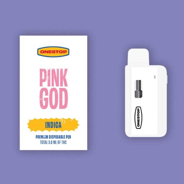 Pink God Distillate Vape Pen (3 g) by OneStop