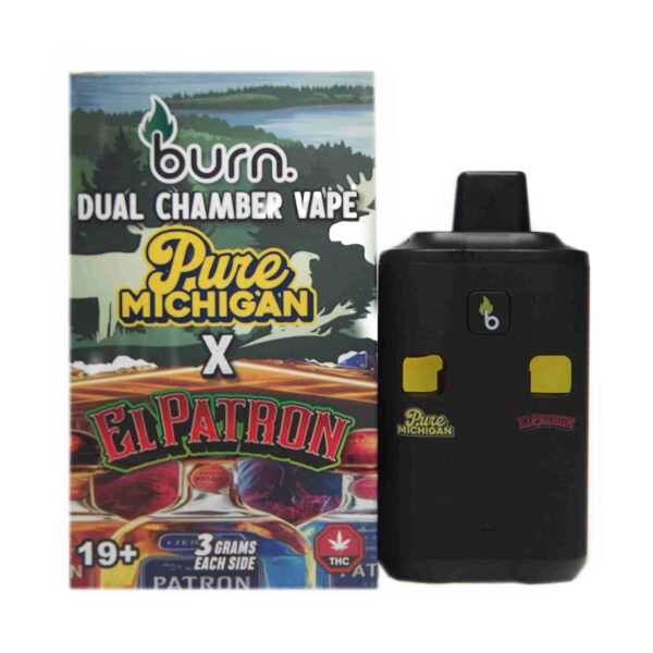 Pure Michigan + El Patron Distillate Vape Pen by Burn