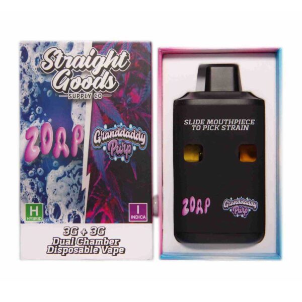 Zoap + Grand Daddy Purple Distillate Vape Pen by Straight Goods Supply Co.