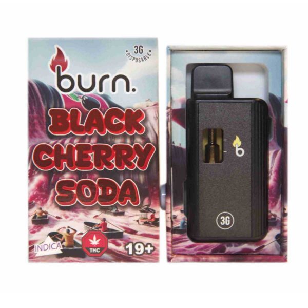 Black Cherry Soda Distillate Vape Pen (3 g) by Burn