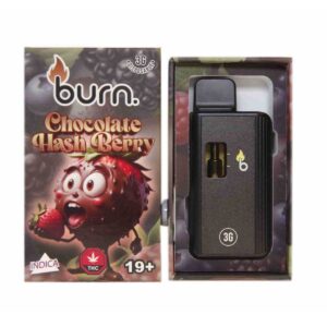 Chocolate Hash Berry Distillate Vape Pen (3 g) by Burn