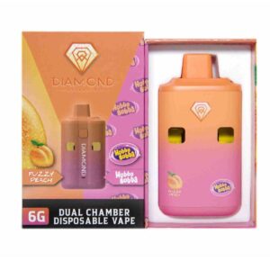 Fuzzy Peach + Hubba Bubba Distillate Vape Pen by Diamond Concentrates
