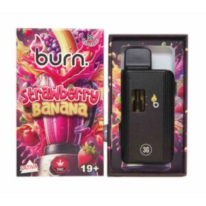 Strawberry Banana Distillate Vape Pen by Burn
