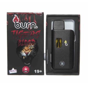 Tiger Blood Distillate Vape Pen by Burn