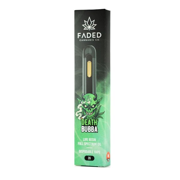 Death Bubba Live Resin Vape Pen (2 g) by Faded Cannabis Co.