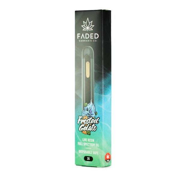 Frosted Gelato Live Resin Vape Pen (2 g) from Faded Cannabis Co.