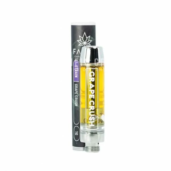Grape Crush Live Resin Vape Cartridge (1 g) from Faded Cannabis Co.